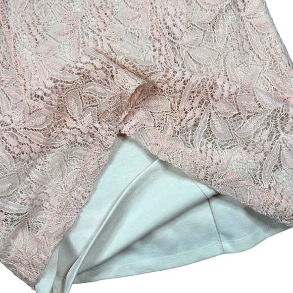 Anthropologie Maeve Small Blush Pink Boho Embroidered Lace Dress - Picture 5 of 13